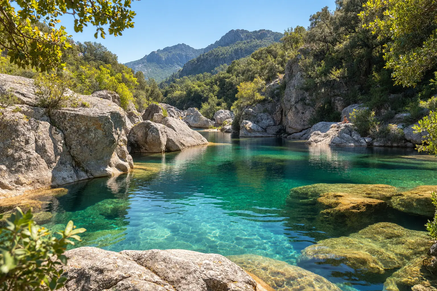Le Tavignano — piscines naturelles, truites & gorges sauvages